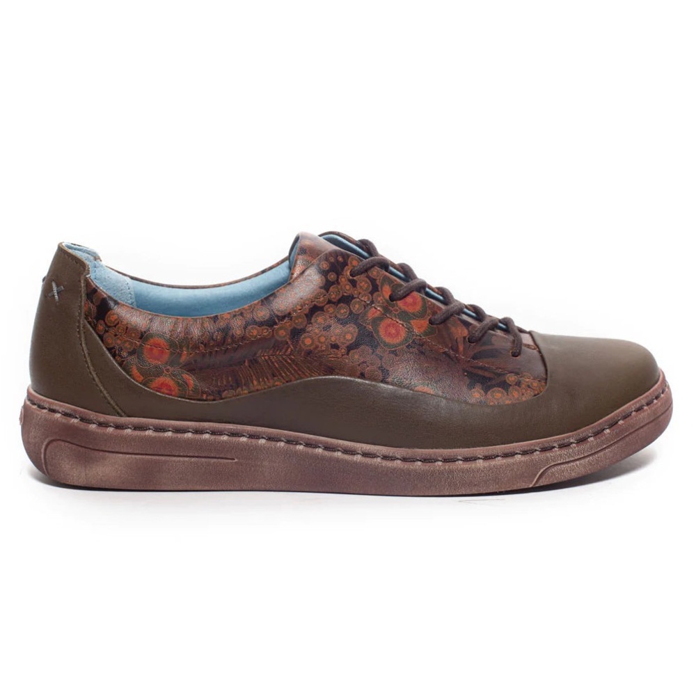 CLOUD Footwear Women’s FAYRE Amaranto Pam Walking Sneakers Olive Green Brown 7.5